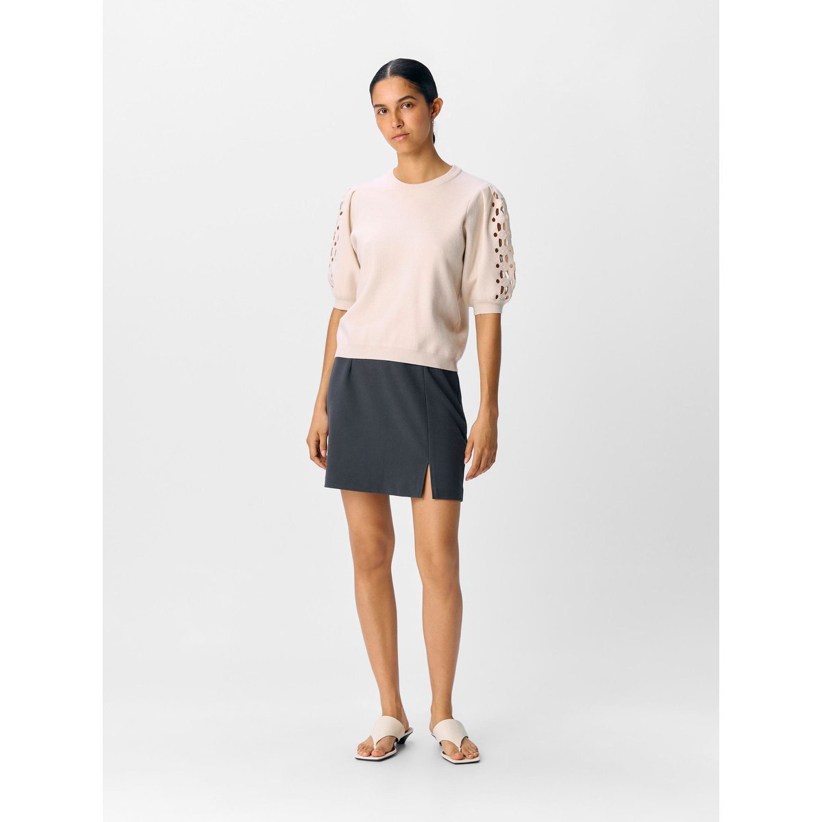 Pull En Maille white sand, OBJECT