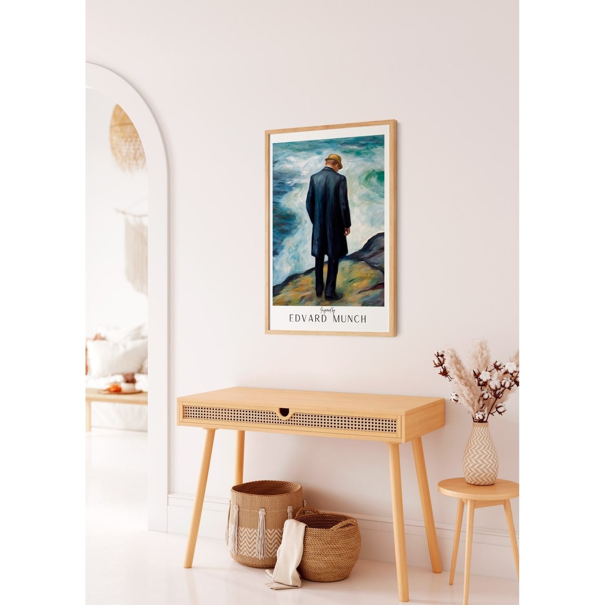 Affiche Edvard Munch n°5 blanc, L'AFFICHERIE