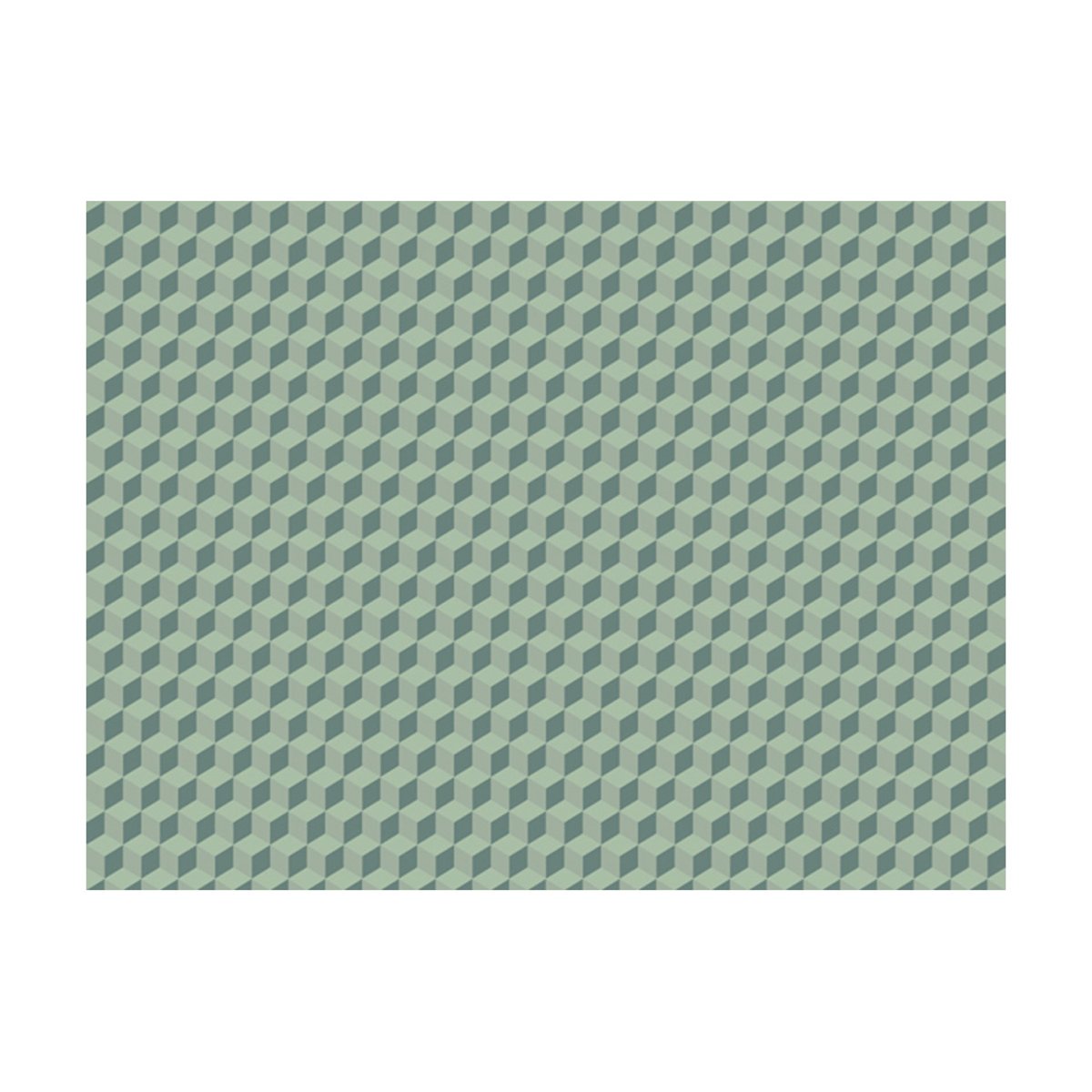 Papier peint intissé panoramique Cubes monochromes gris / argent, EDEN
