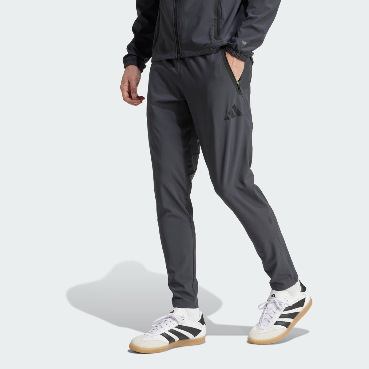 Pantalon de voyage FC Bayern Tiro 25 Competition Vis Tech carbon, adidas Performance