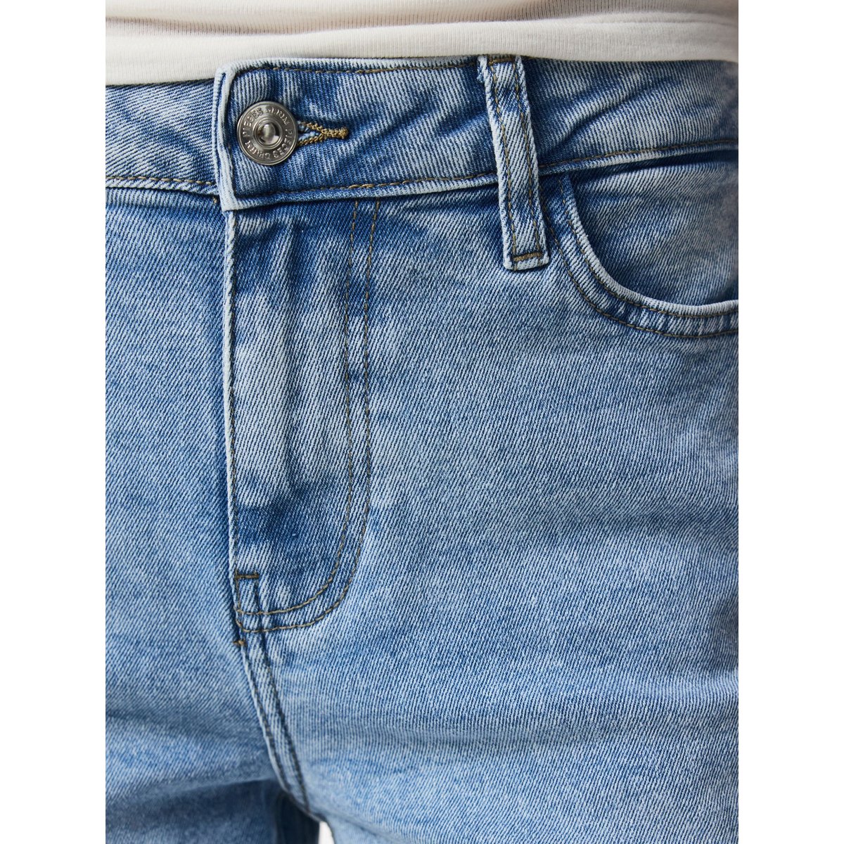 Jean Droit light blue denim, PIECES