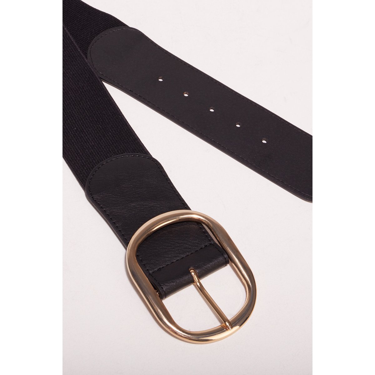 Ceinture élastiquée noir, CACHE CACHE