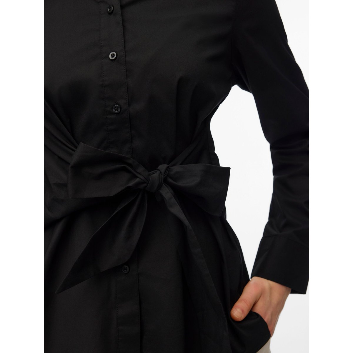 Chemise En Popeline black 1, VERO MODA