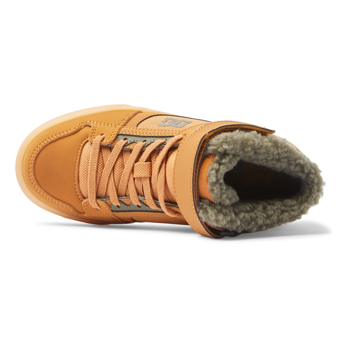 Chaussures d'hiver montantes PURE HIGH-TOP WNT EV. orange wheat, DC SHOES