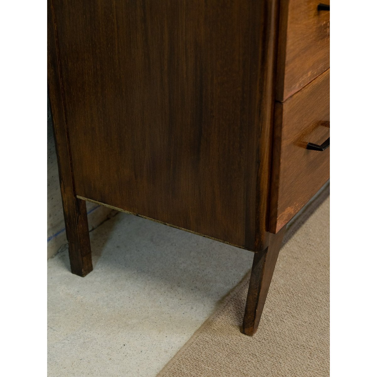 Commode en bois Olga N°661 - Bon état bois foncé, DEBONGOUT