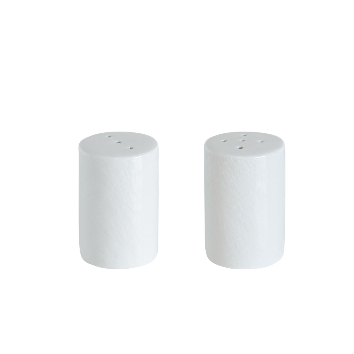 Salière et poivrière Ecume 6 cm blanc, TABLE PASSION