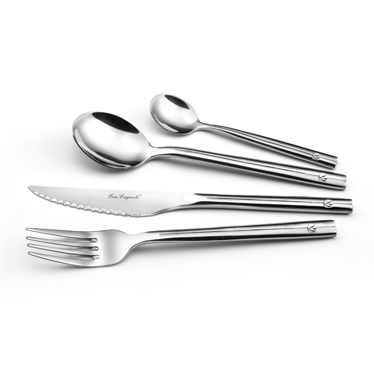 Coffret 24 pièces - inox, LOU LAGUIOLE
