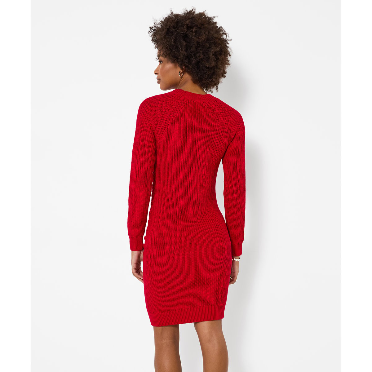 Robe Pull en Maille à Dentelle Latérale Roxy rouge, JOE BROWNS