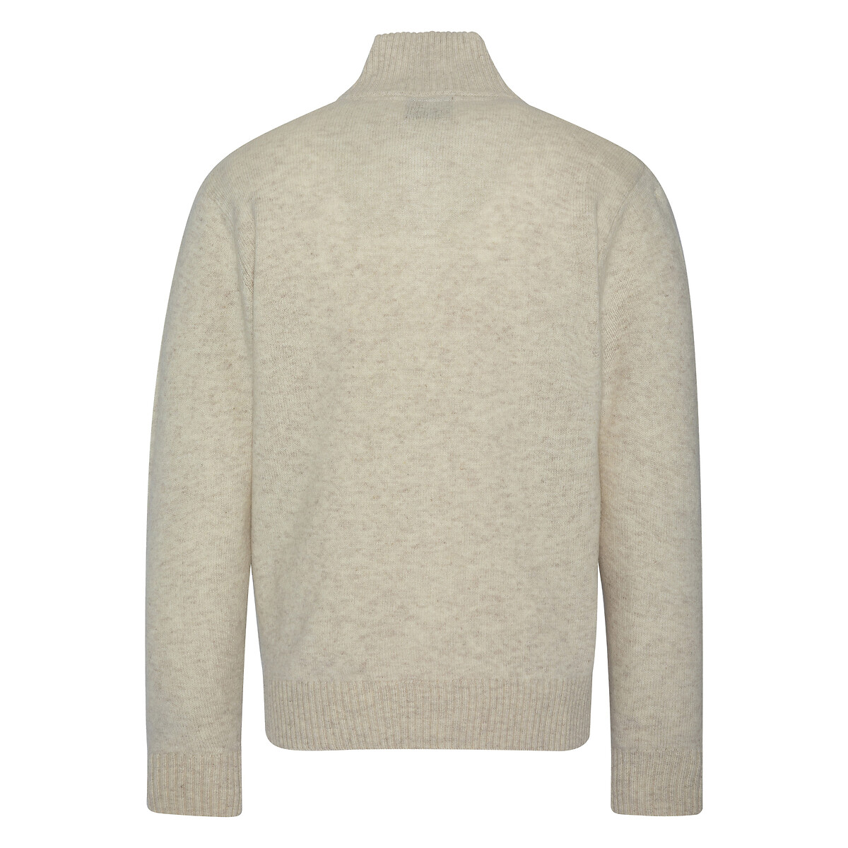 Half Zip High Neck Jumper beige, SCHOTT