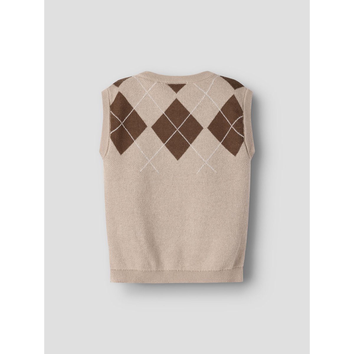 Gilet Tricoté gris - white pepper1, NAME IT