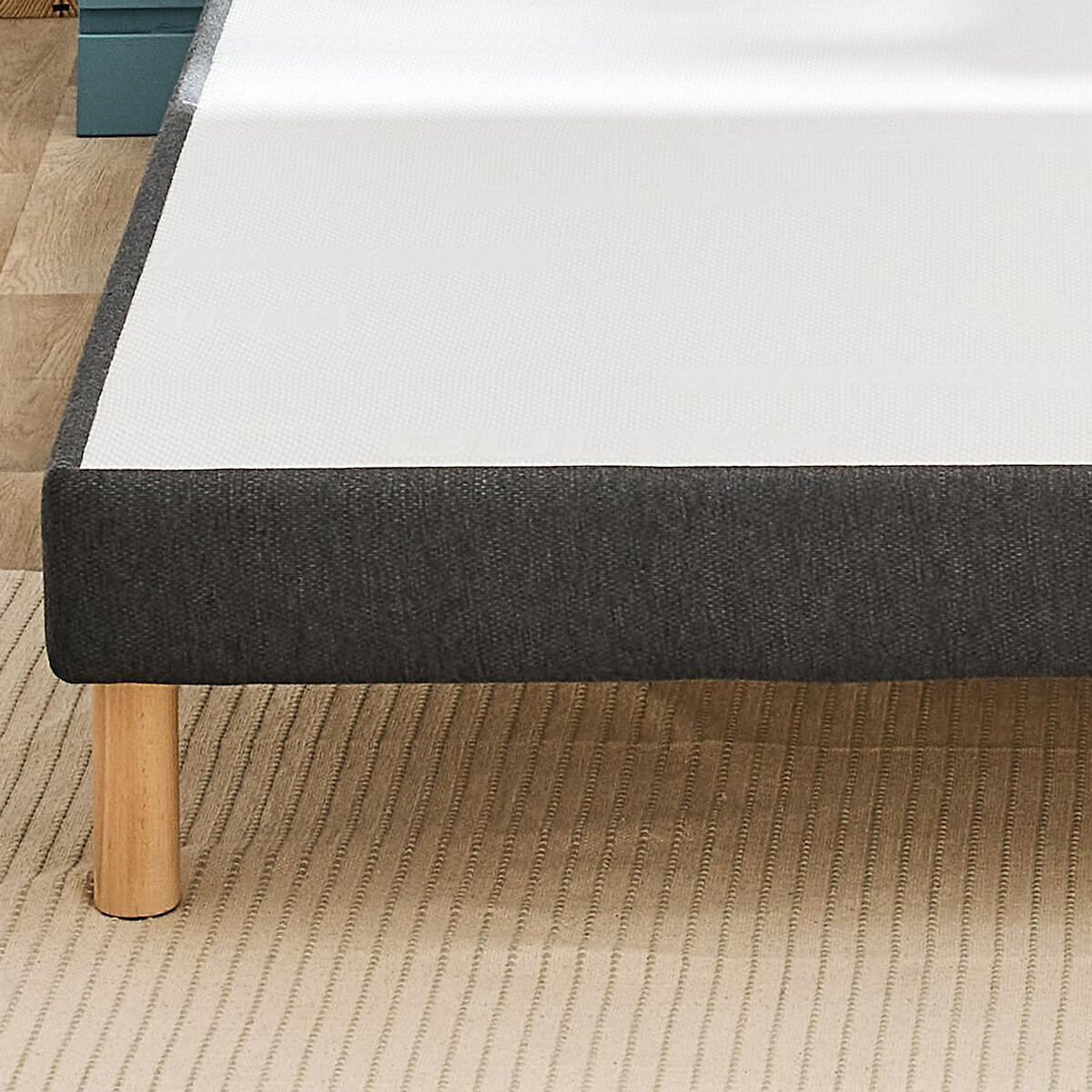rete imbottita a doghe comfort fermo Vigoroso grigio fumé, BULTEX