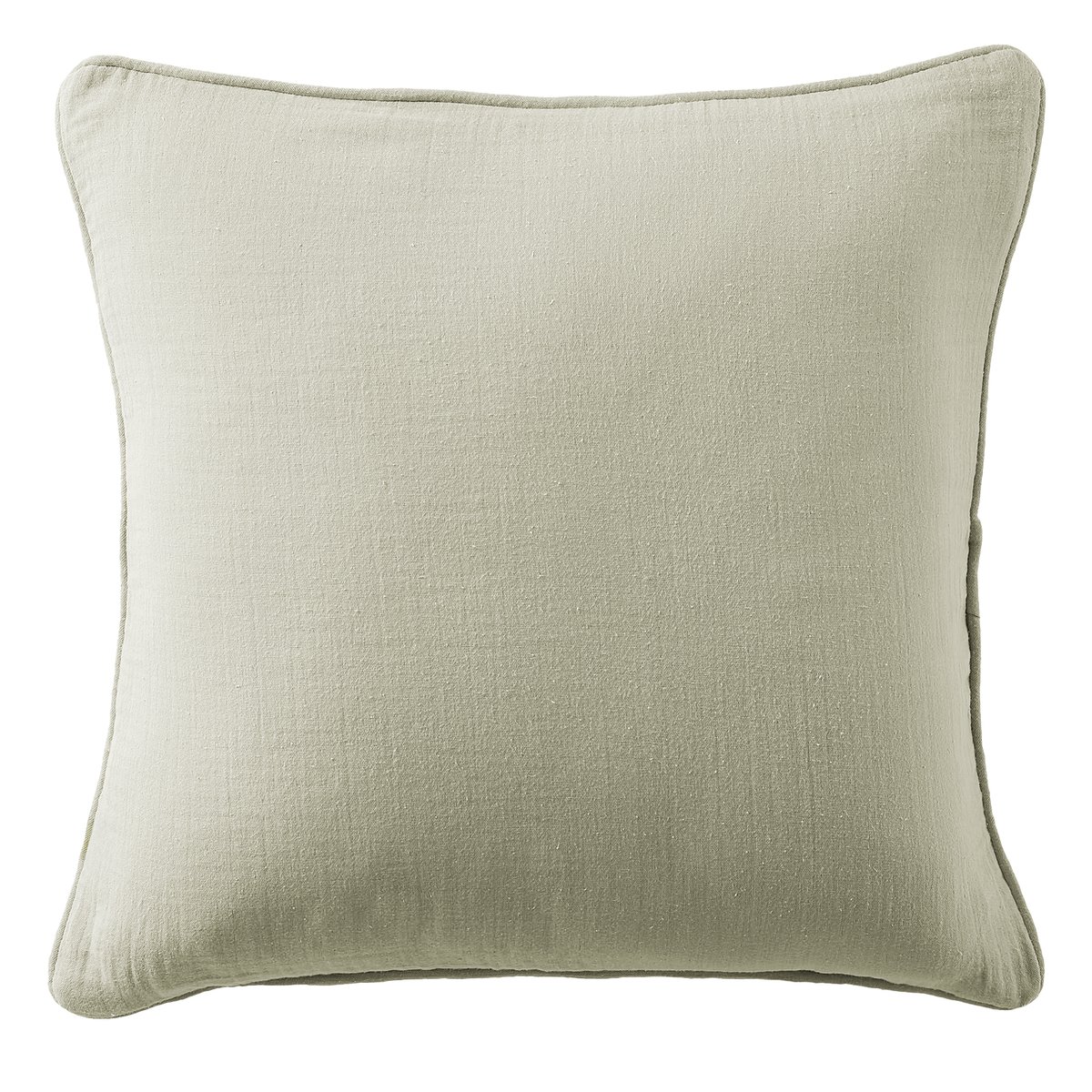 Coussin carré déhoussable 45x45 cm Gaze de Coton Terra Vert d'eau vert d'eau, EDEN