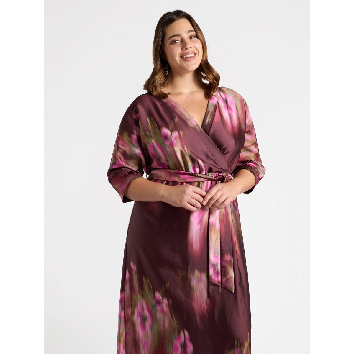 Robe imprimé dégradé fuchsia, FIORELLA RUBINO