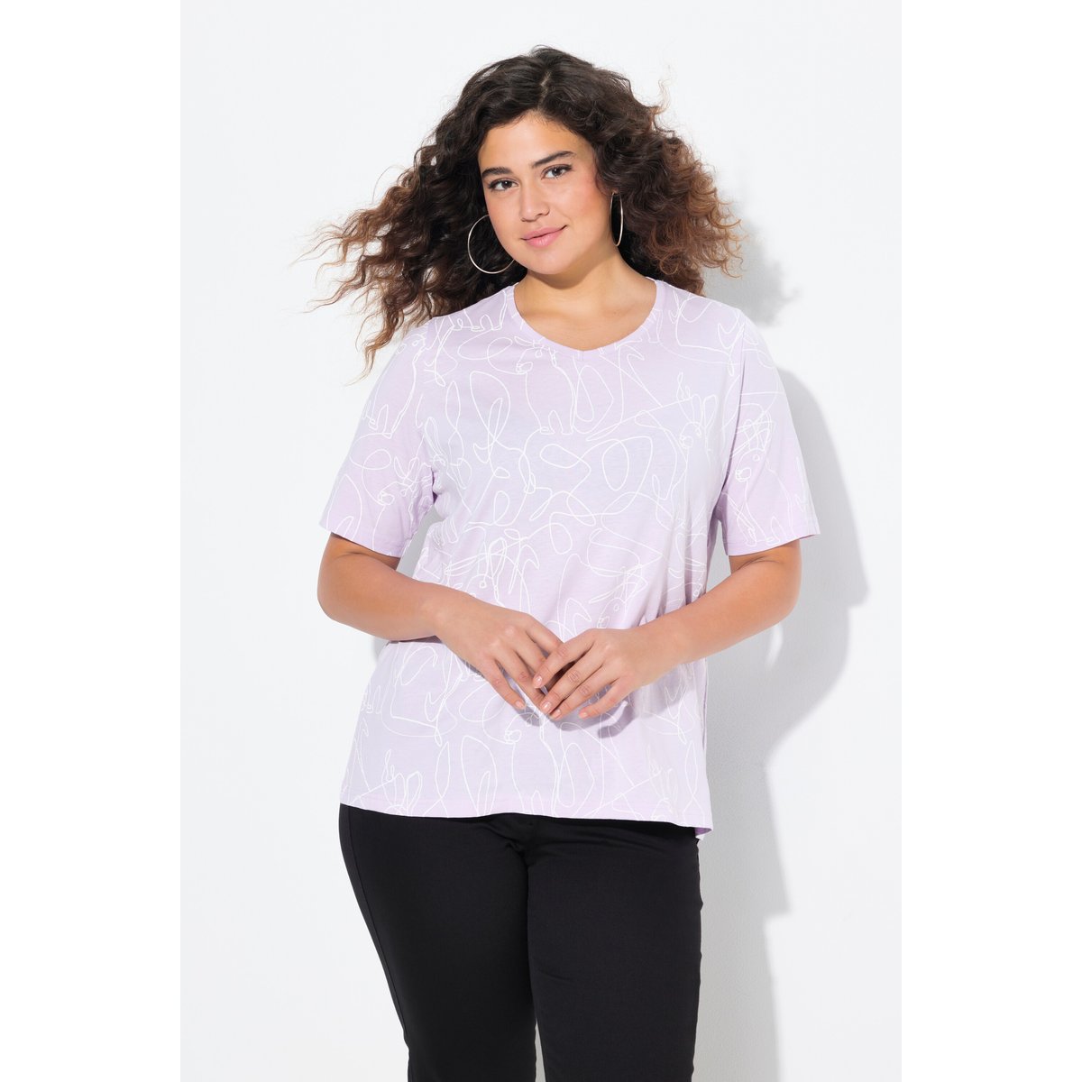 T-shirt lavande, ULLA POPKEN