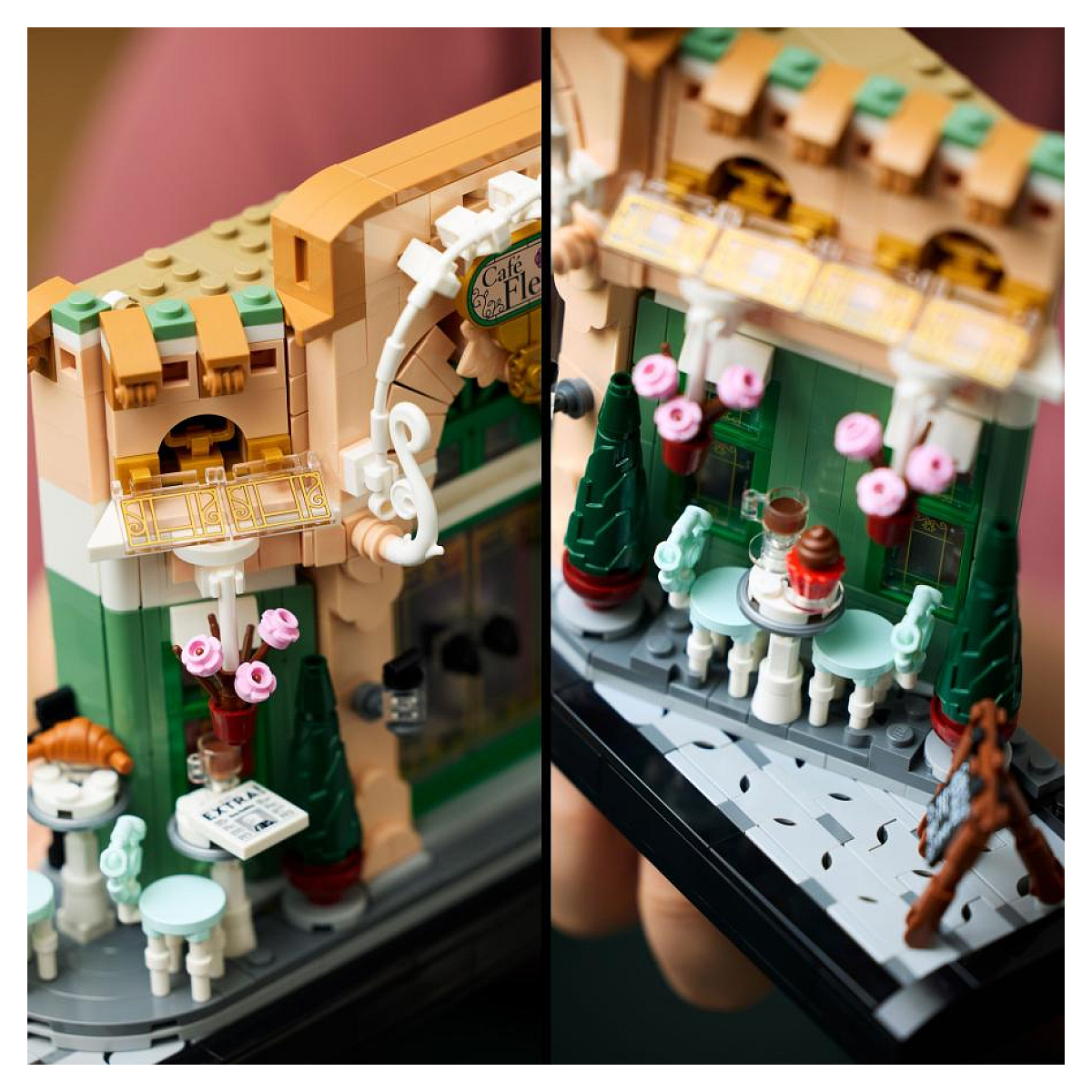 LEGO Icons - Café Français 10362 : Un Bistro à Construire pour Adultes multicolore, LEGO