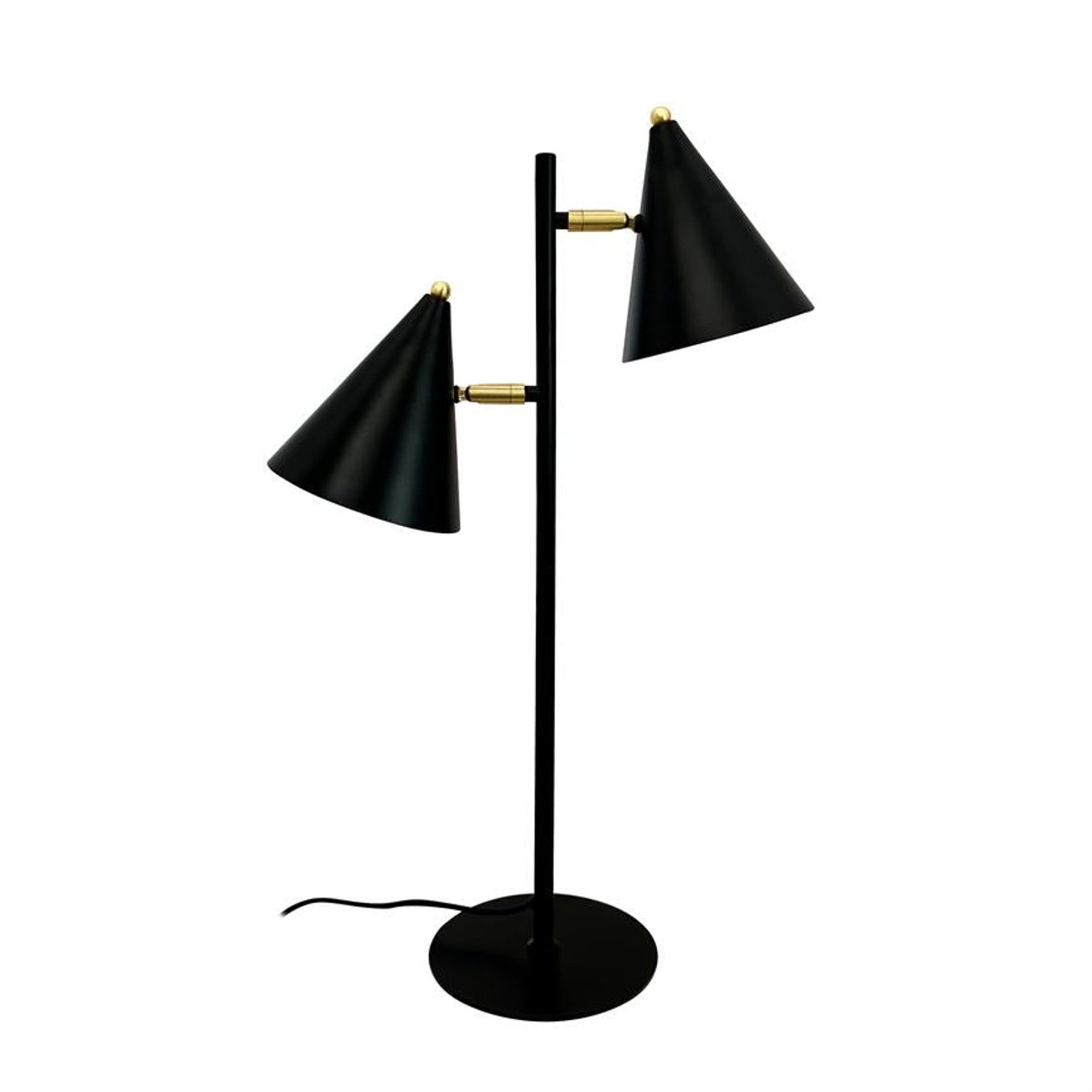 Lampe à poser en Métal noir Rouen brass, DYBERG LARSEN