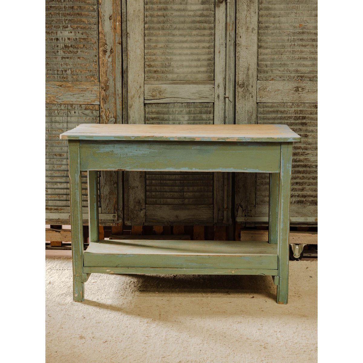 Buffet ouvert en bois Gilbert N°1790 - Bon état bleu, DEBONGOUT