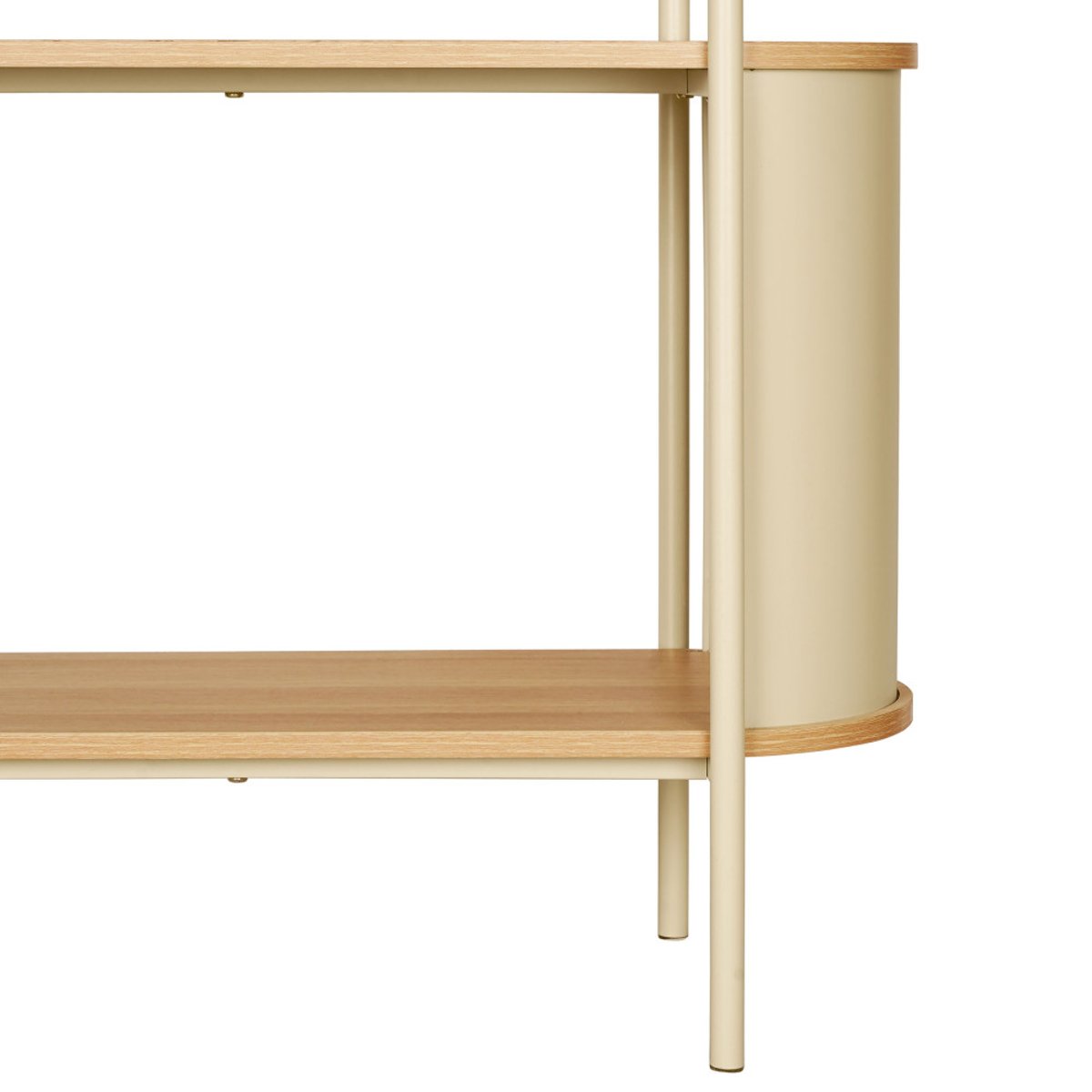 Etagère en bois et métal H133,5cm- PACO beige, DRAWER