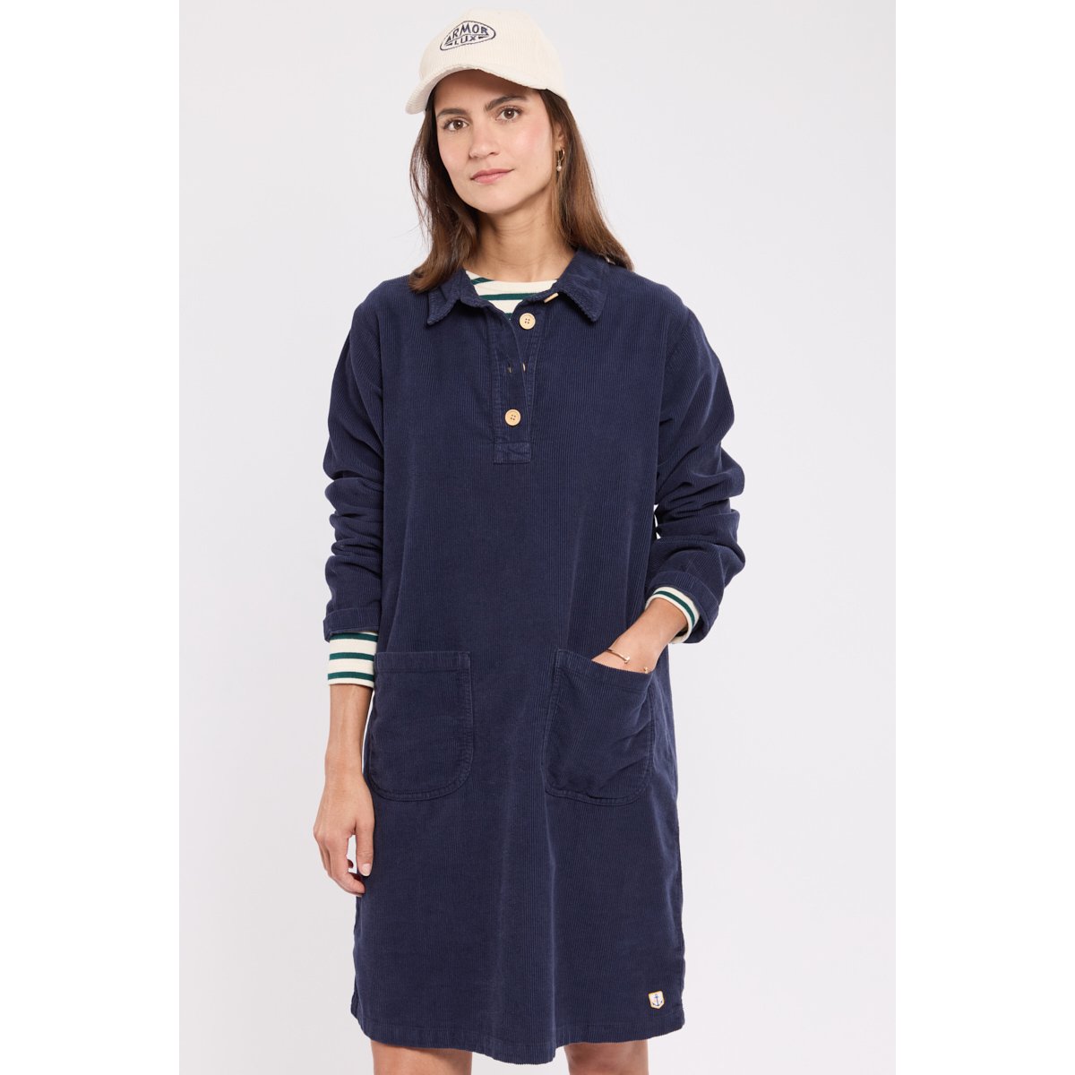 Robe vareuse Héritage en coton HERITAGE seal, ARMOR-LUX