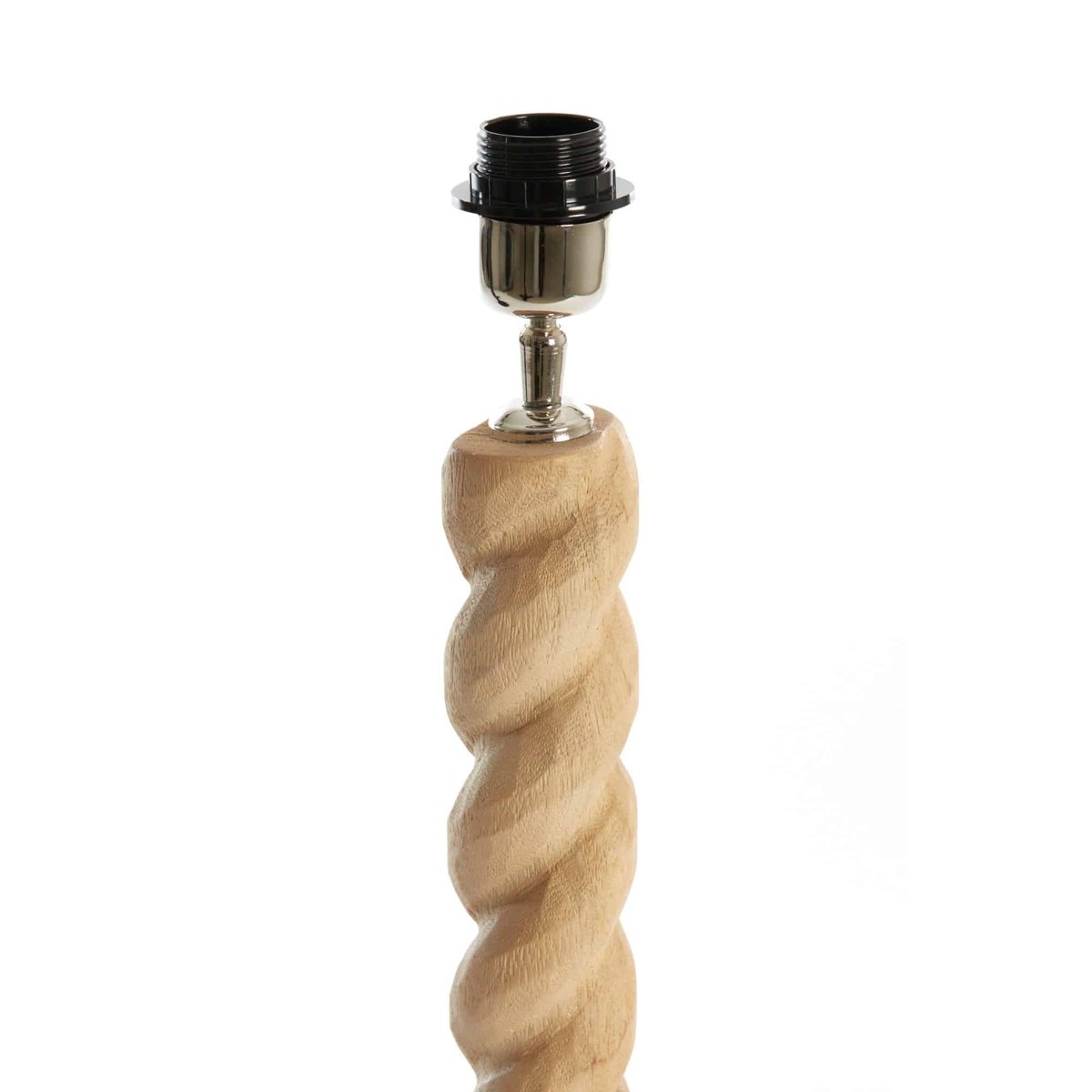 Base De La Lampe Bois NANNO naturel, LIGHT & LIVING