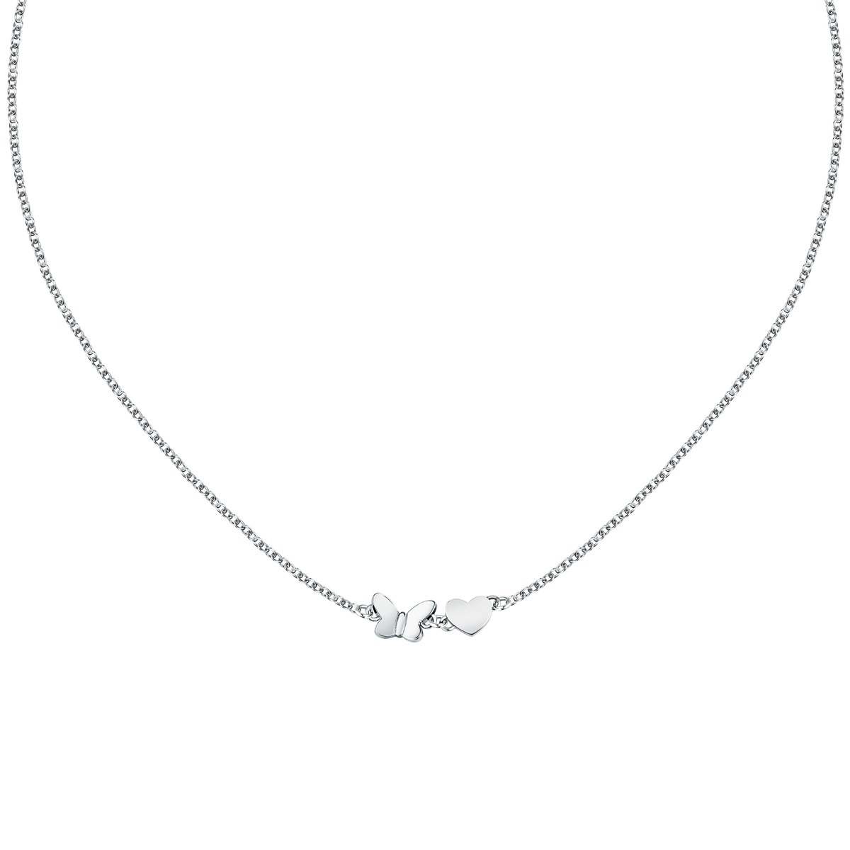 Collier en acier, cristaux, TALISMANI argent, MORELLATO
