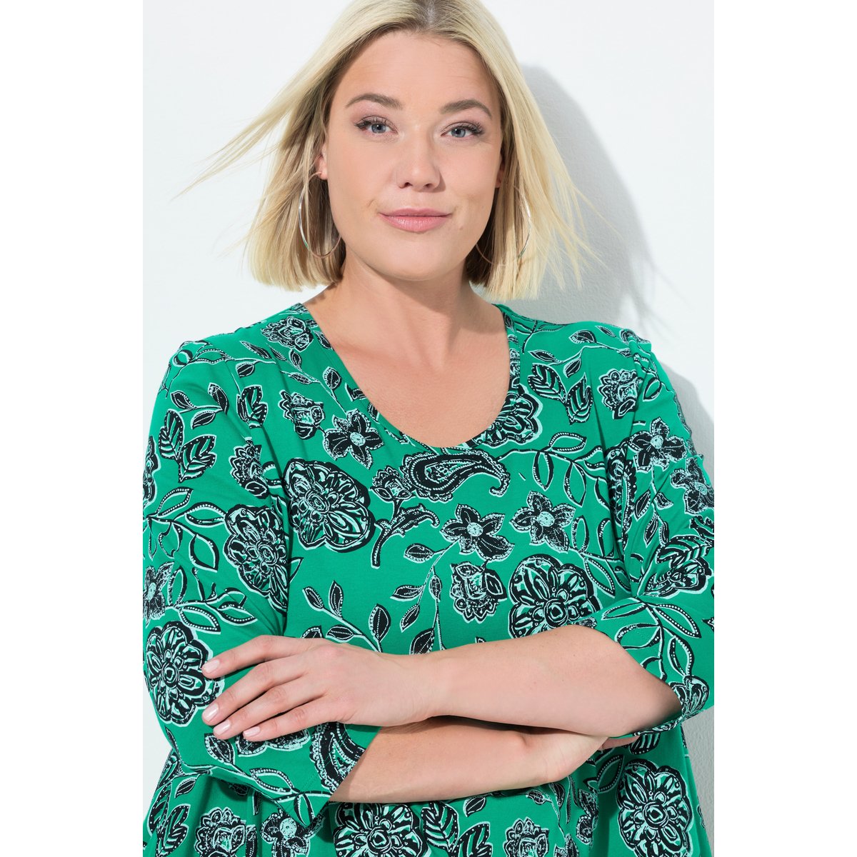 Robe en jersey émeraude, ULLA POPKEN