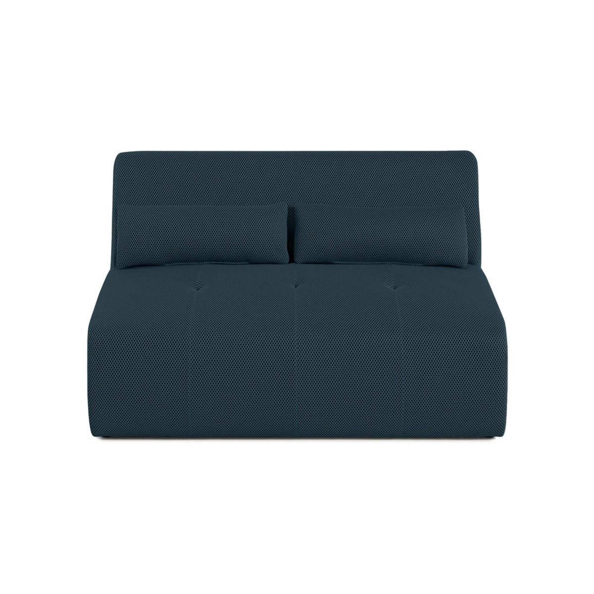 Canapé fixe 2 places - ONYX bleu canard, BEST MOBILIER