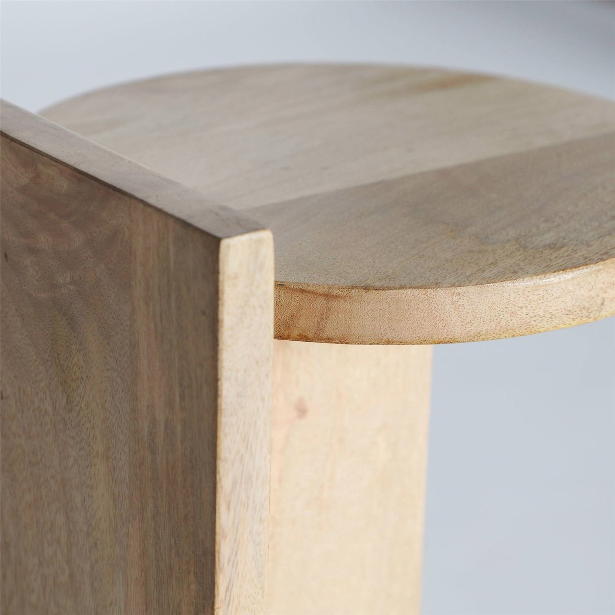 Table d'appoint en bois de manguier bois naturel clair, RECOLLECTION