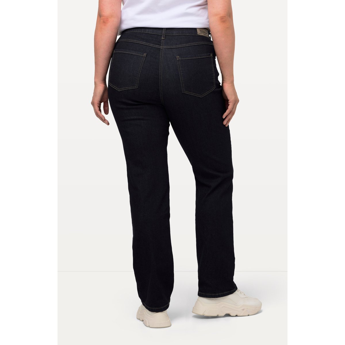 Jean Mandy coupe droite 5 poches jean bleu foncé, ULLA POPKEN