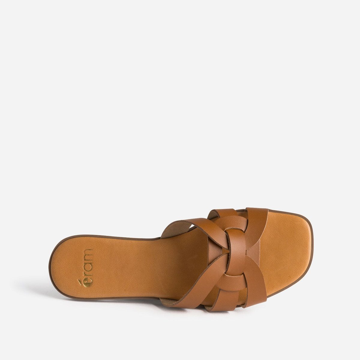 Mule en cuir MARION cognac, ERAM