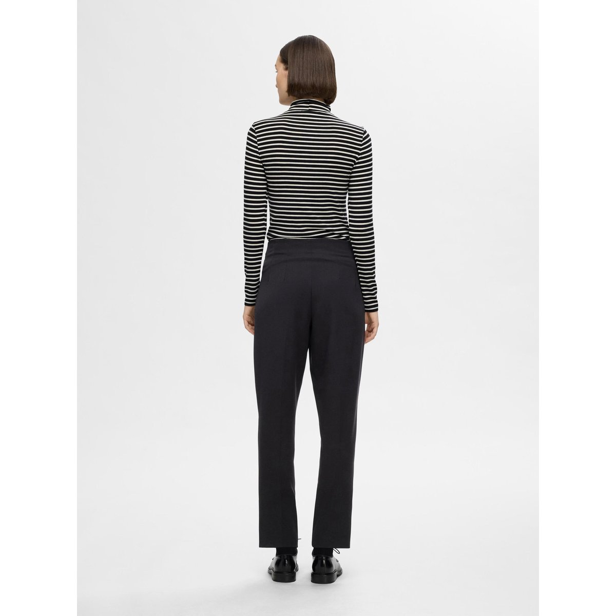 Pantalon À Coupe Effilée noir - black, SELECTED
