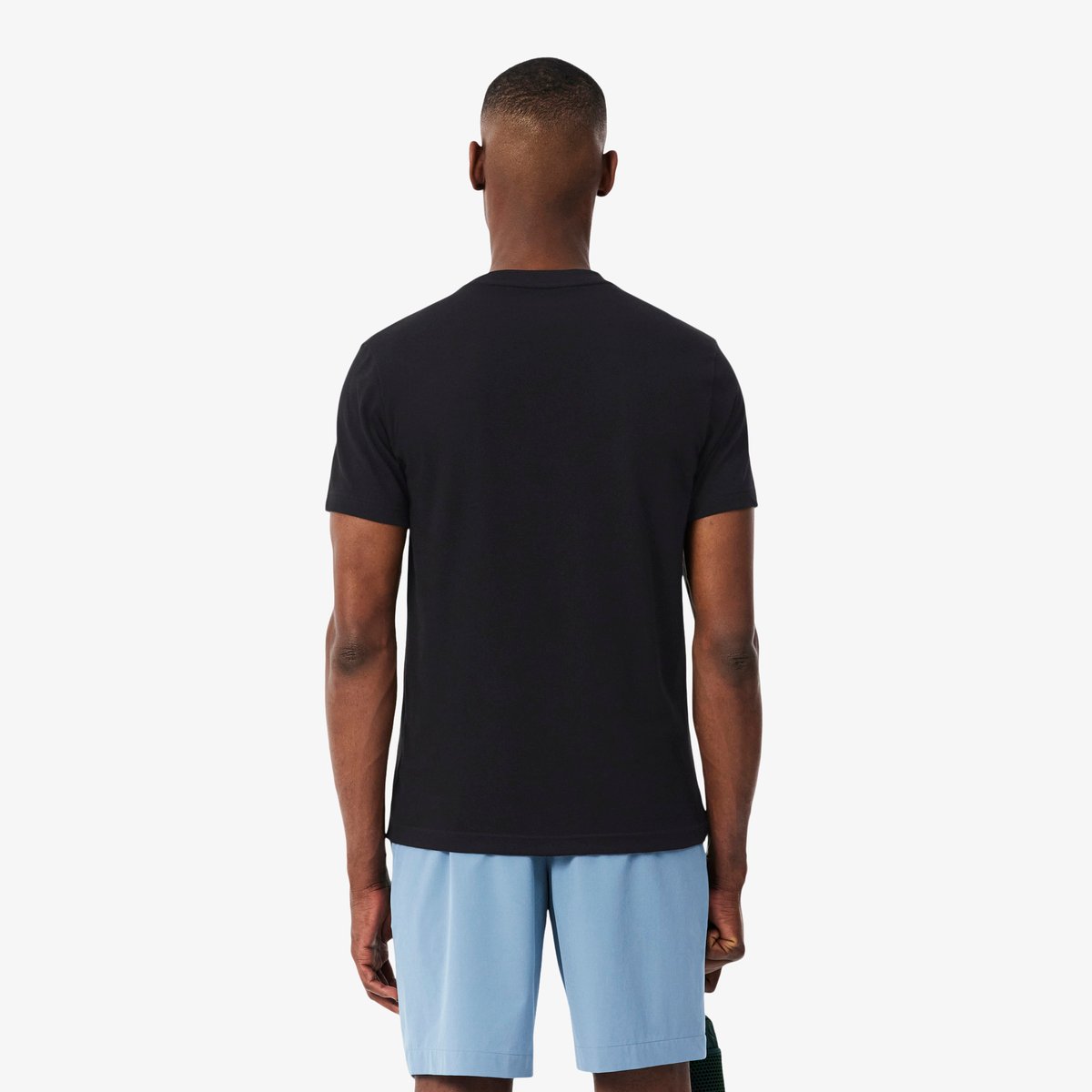 T-shirt Sport Ultra Dry imprimé crocodile noir-258, LACOSTE