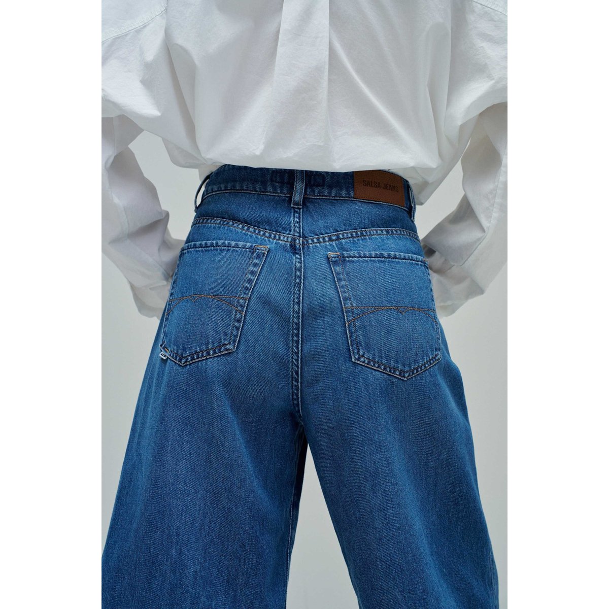SHORTS LONGUES EN JEAN bleu, SALSA JEANS