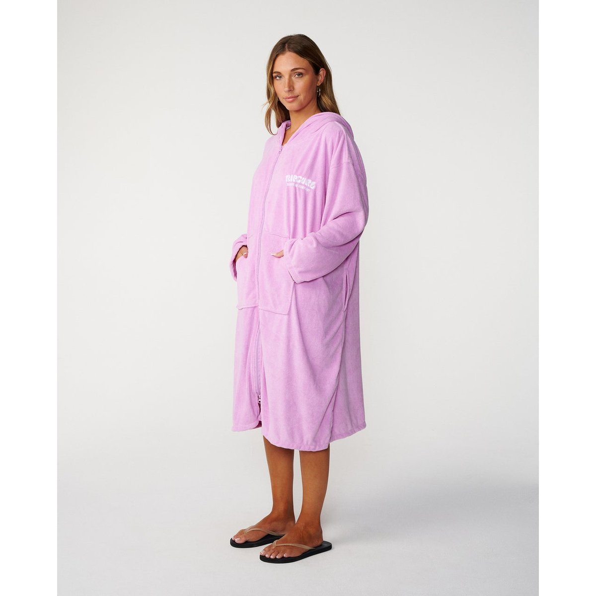 Poncho à fermeture éclair Classic SURF ZIP lilac, RIP CURL