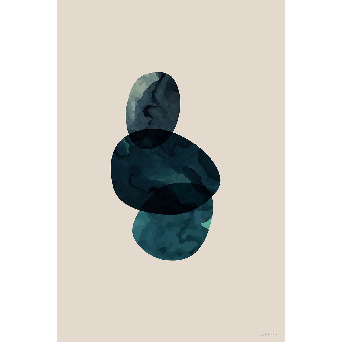 Tableau minimal things tableau alu dibond, HEXOA