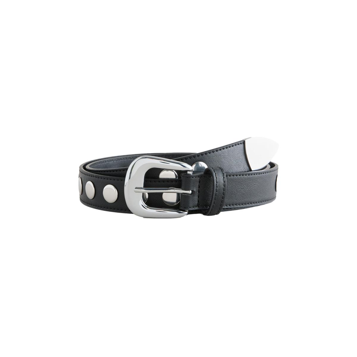 Ceinture regular à clous noir, NEXT