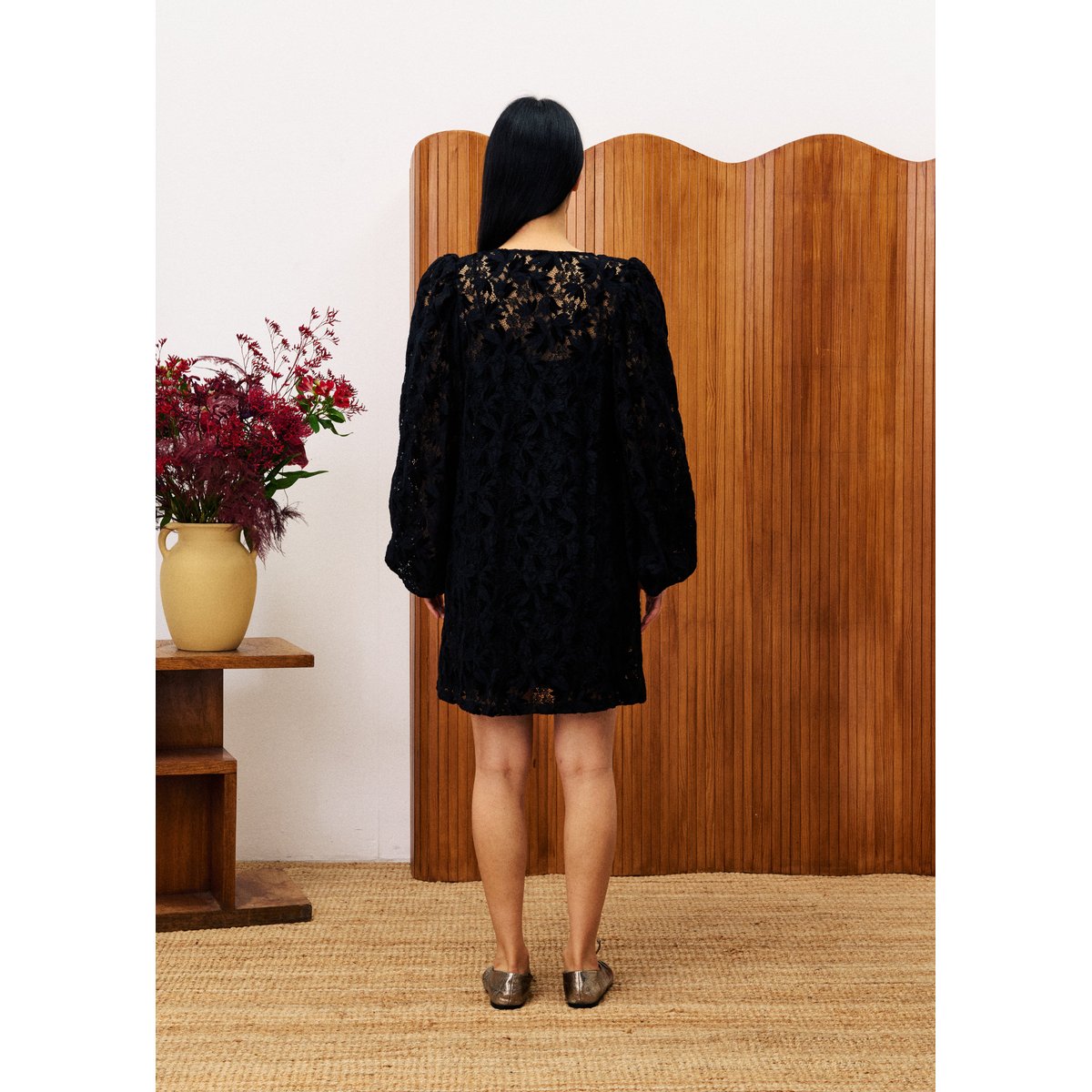 Robe  PACHIRA noir, FRNCH