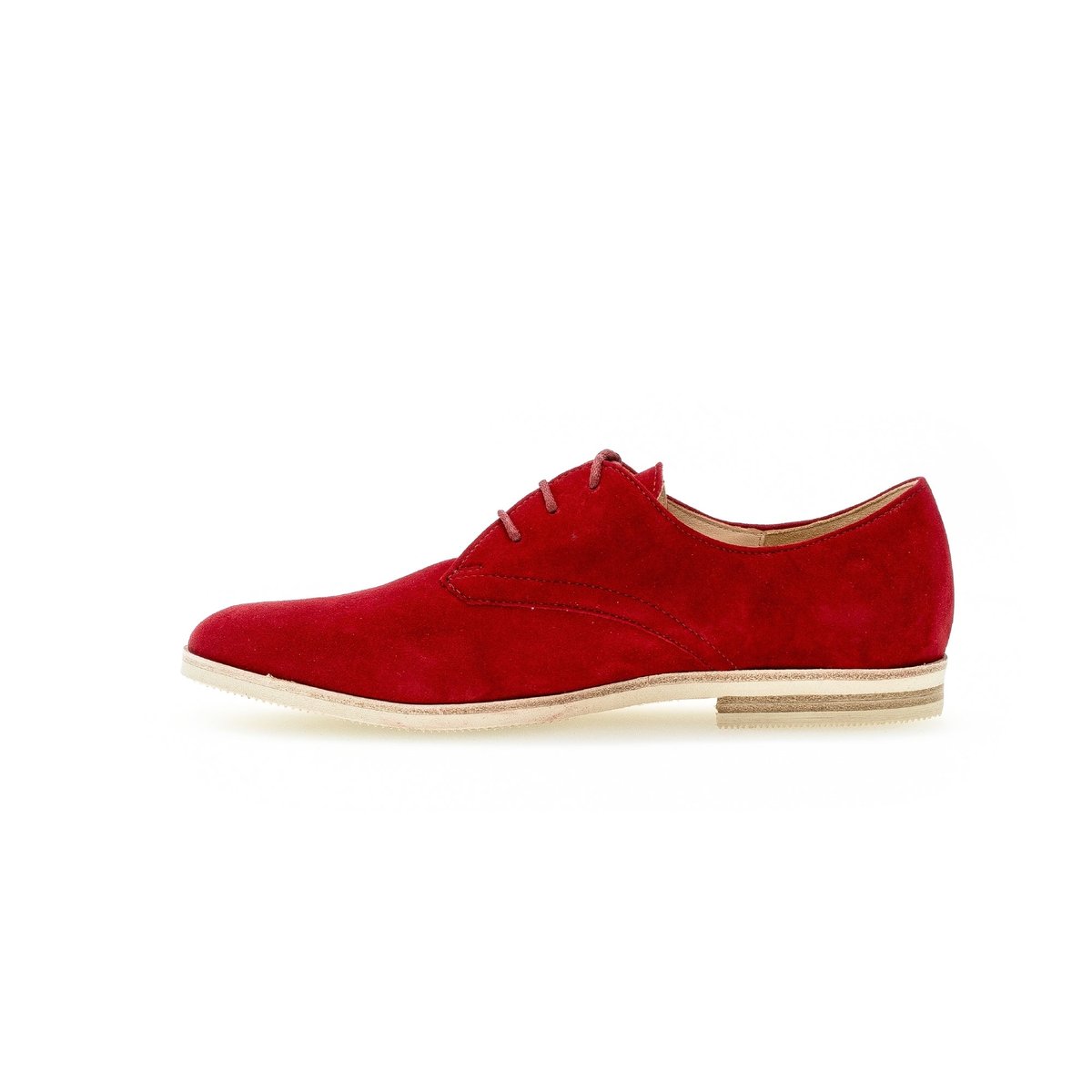Derbies en daim rouge, GABOR