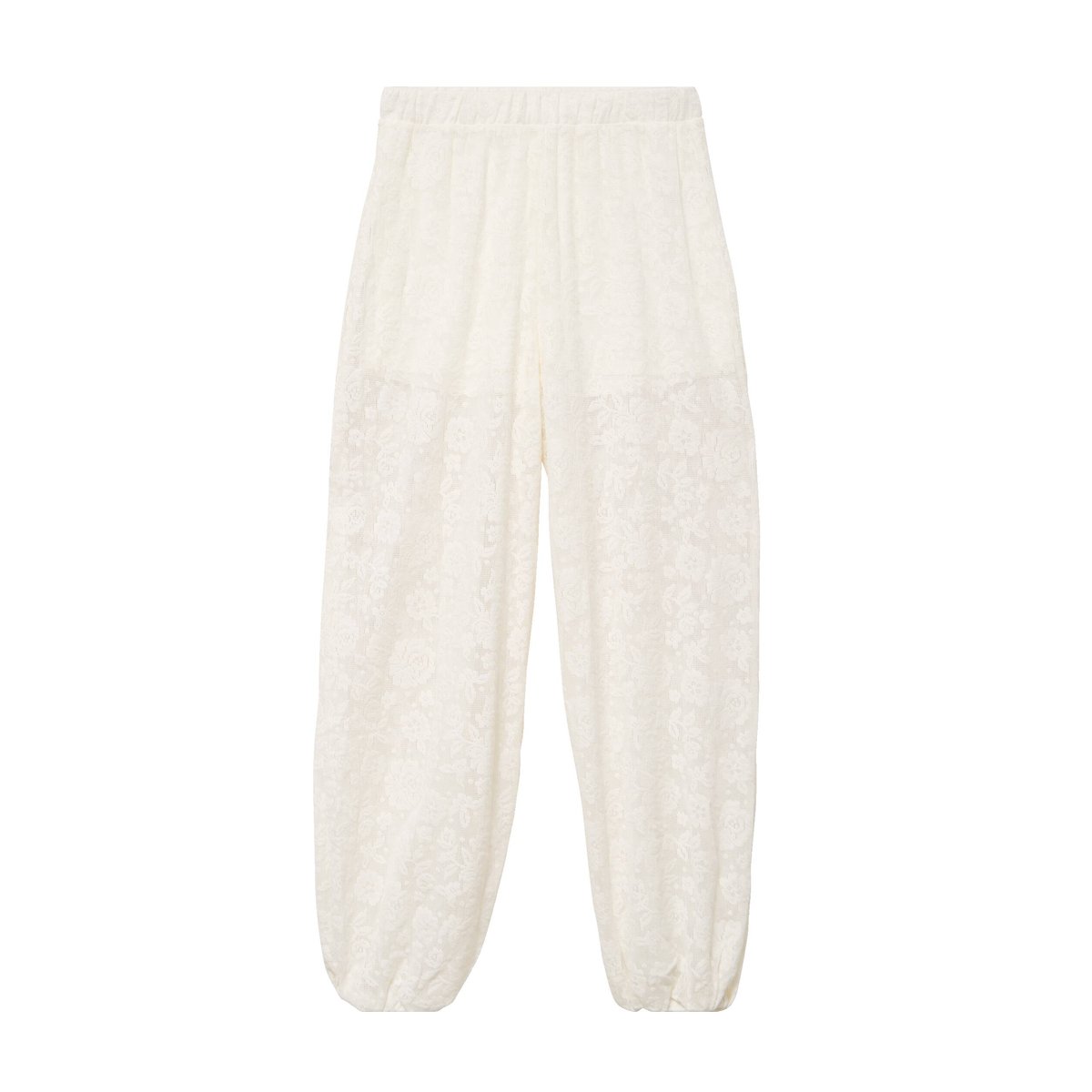 Pantalon bouffant taille standard ecru, CACHE CACHE