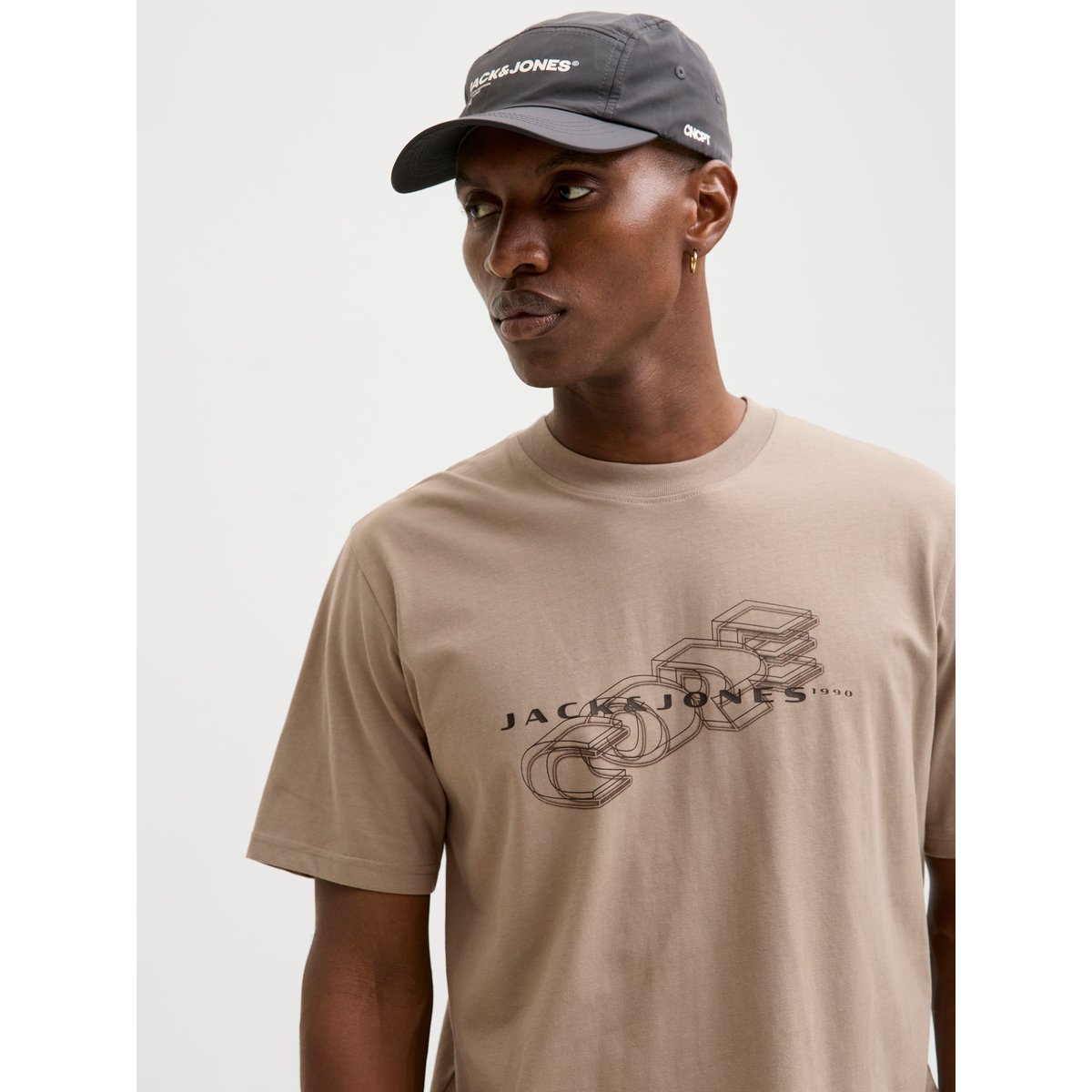 T-Shirt desert taupe, JACK & JONES