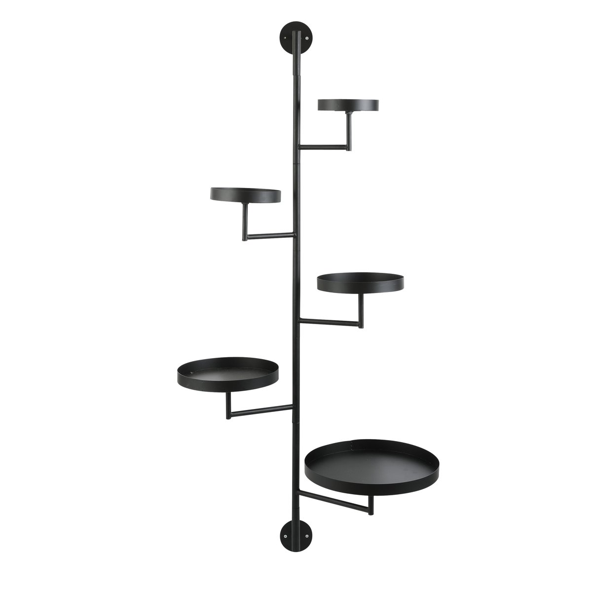 Étagère murale à niveaux H120 cm PERRY noir, MICA DECORATIONS
