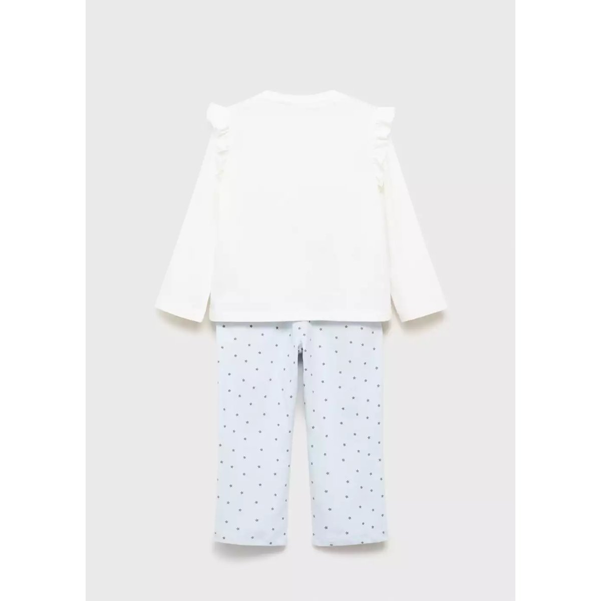 Pyjama long imprimé blanc cassé, MANGO BABY