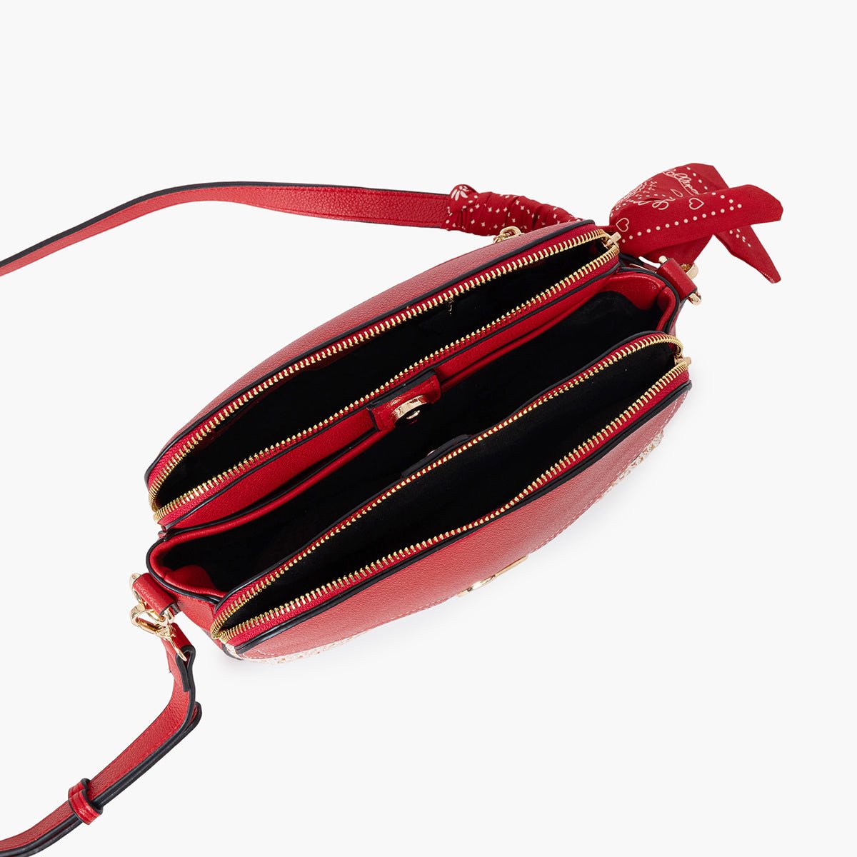Sac multi poches Sade rouge, LOLLIPOPS