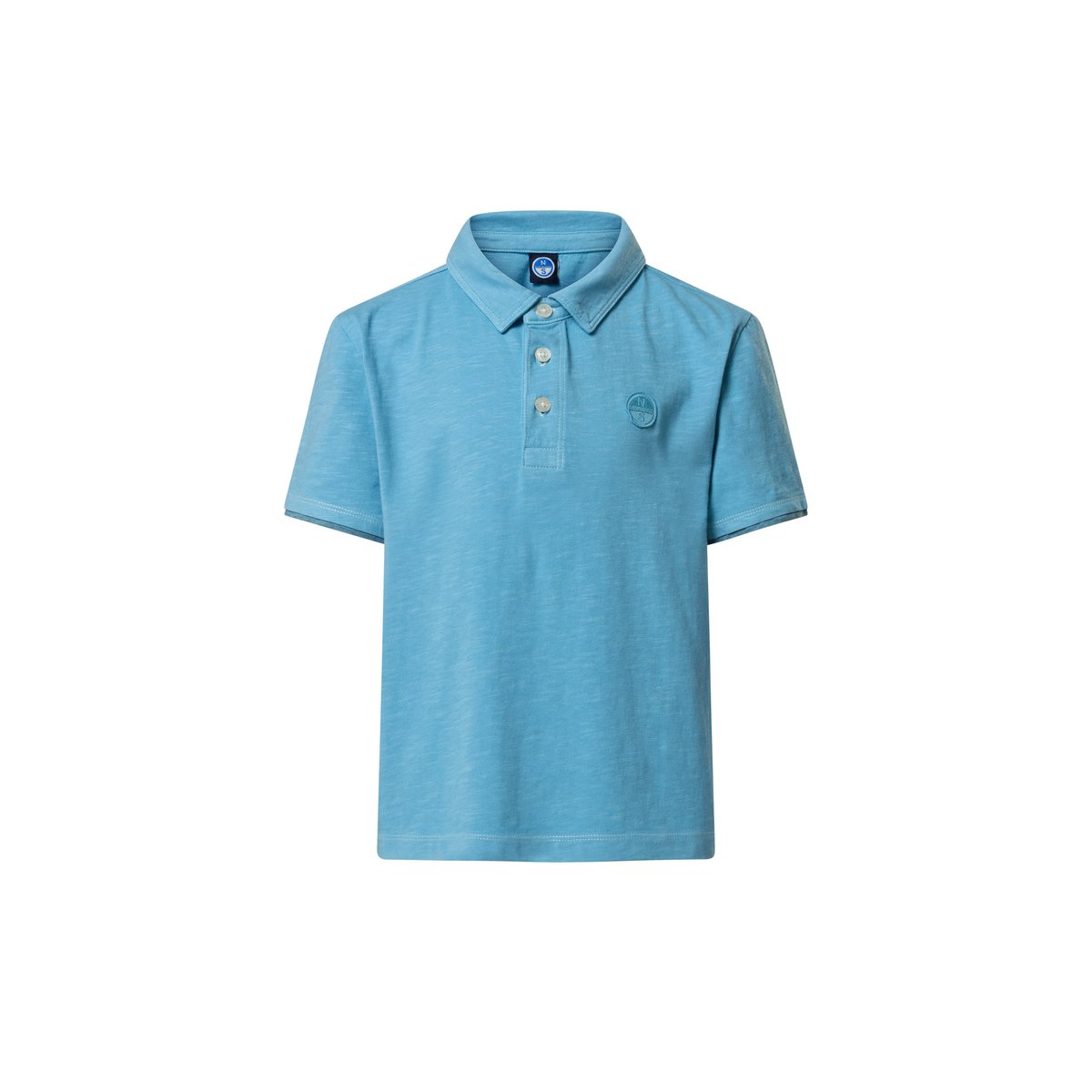 Polo en maillot slub grotte bleue, NORTH SAILS