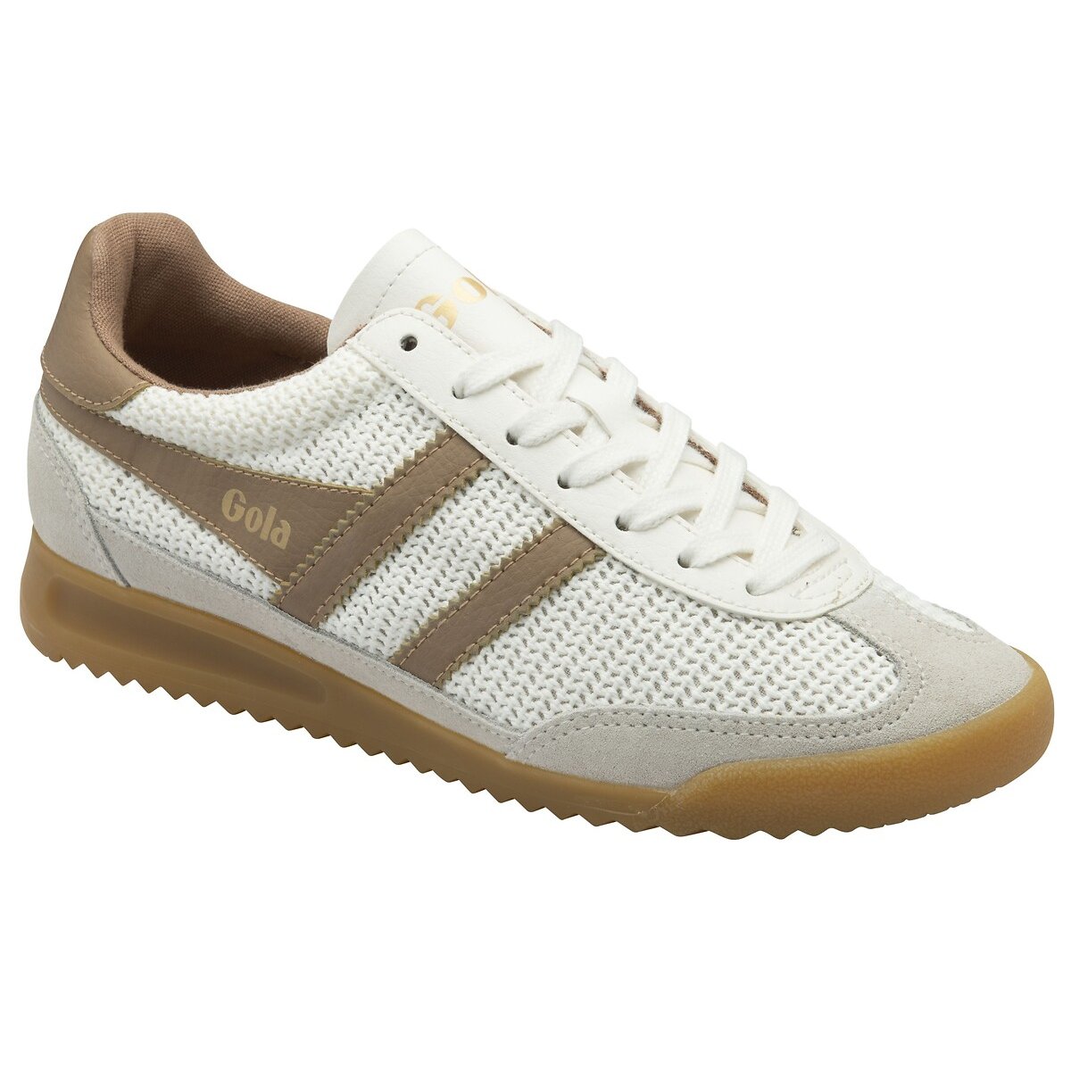 Baskets Tornado Zephyr blanc/caramel, GOLA