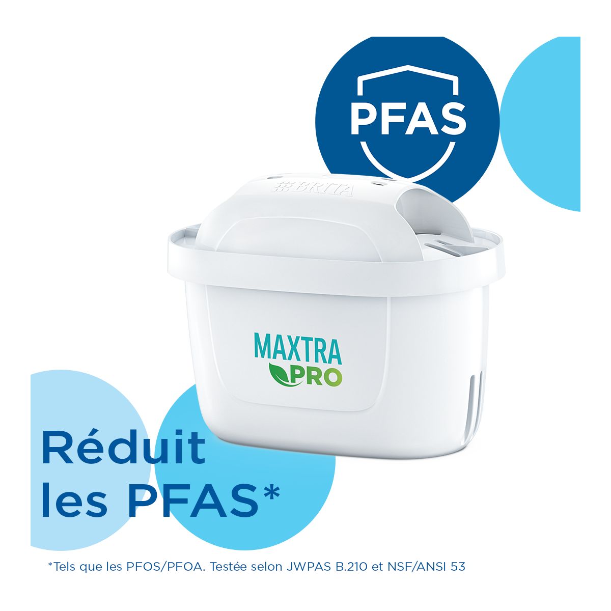 Distributeur d'eau filtrée Flow bleu translucide, BRITA