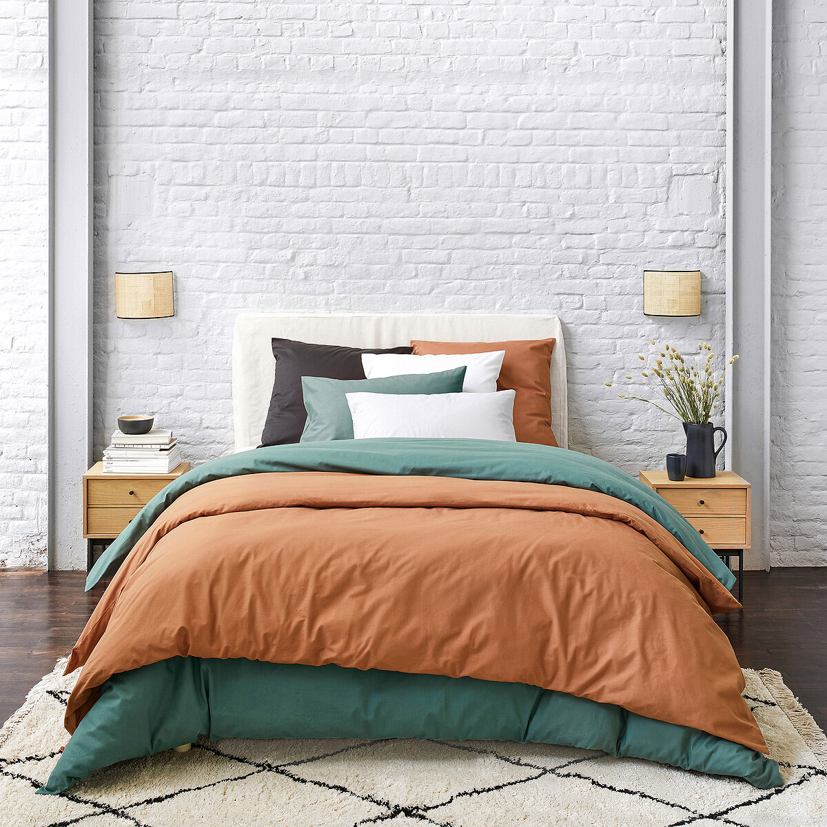 Drap plat en coton, Scenario bleu de provence, LA REDOUTE INTERIEURS