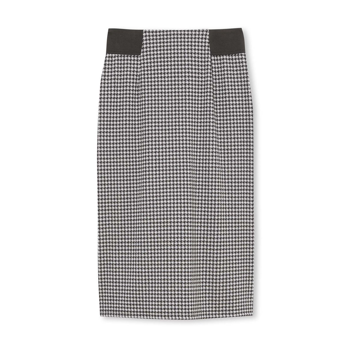 Jupe élastiquée coupe droite noir/blanc, DAXON