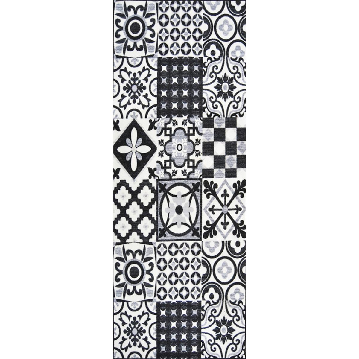 Tapis salon et chambre tissé UTOPIA noir, UN AMOUR DE TAPIS