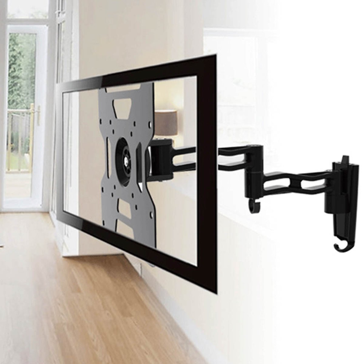 Suporte para TV Triple Tilt & Swivel, HAEGER preto , HAEGER